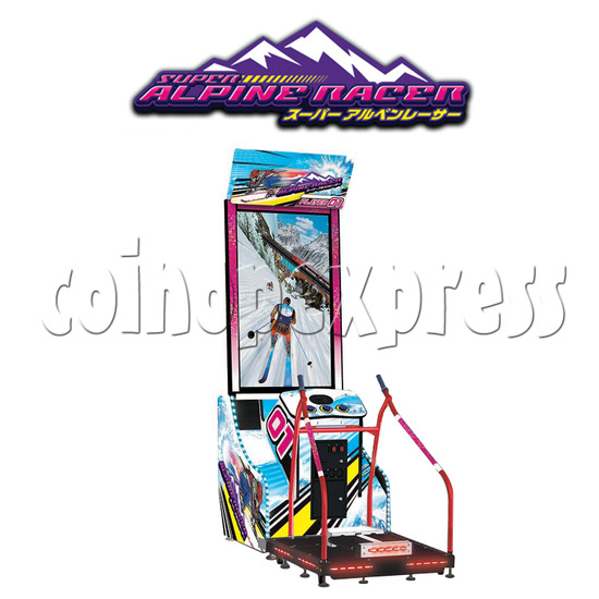 Super Alpine Racer Video Arcade Skiing Game  31942