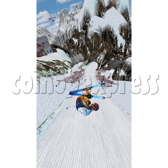 Super Alpine Racer Video Arcade Skiing Game  31943