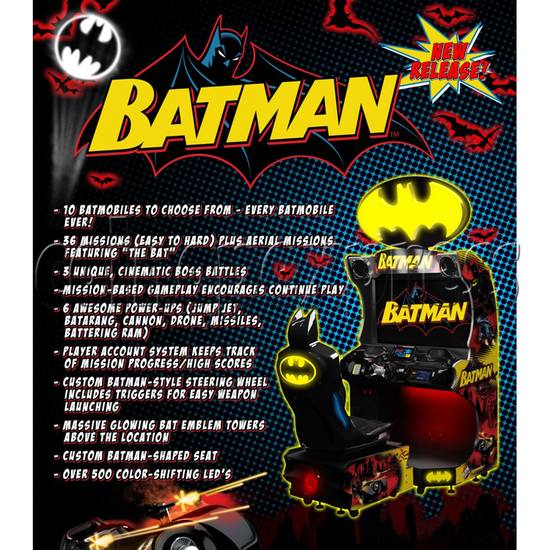 Batman Arcade Video Racing Game 32048