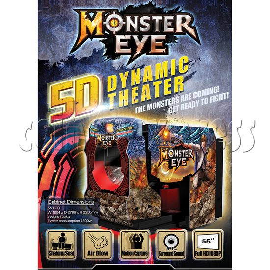 Monster Eye 5D Motion Theatre 32557