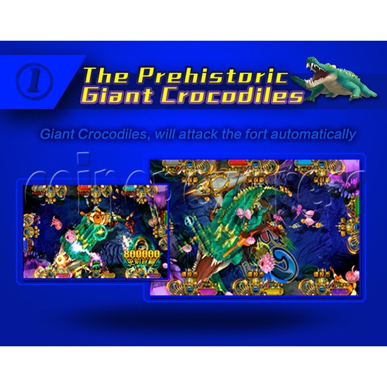 Ocean King 2 Fish Hunter Machine - Monster’s Revenge PCB Kit - The prehistoric giant crocodiles