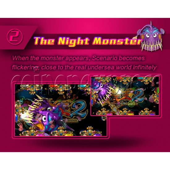 Ocean King 2 Fish Hunter Machine - Monster’s Revenge PCB Kit - The night monster