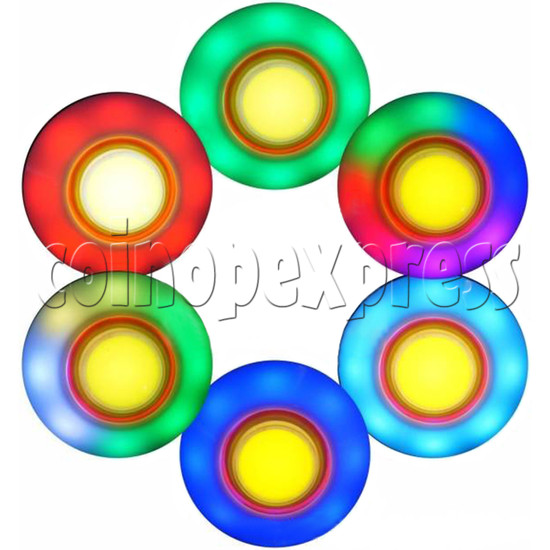 70mm Multicolor Round Edge Illuminated Push Button  33264