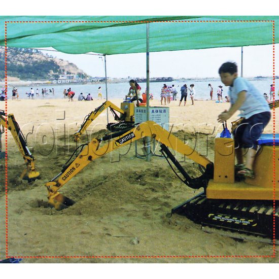 Electric Motorized Excavator Rider with Tent 33394