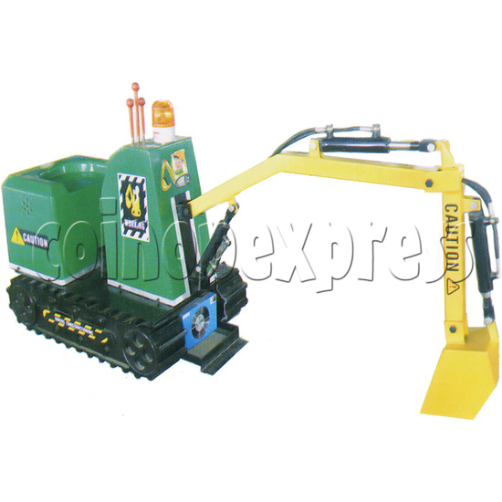 Coin Operated Kids Ride On Mini Excavator 33409