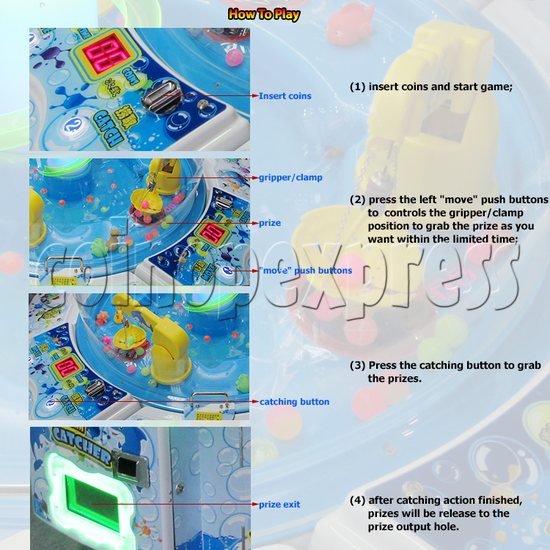 Water Dream Catcher with mini crane machine (4 players) 33445