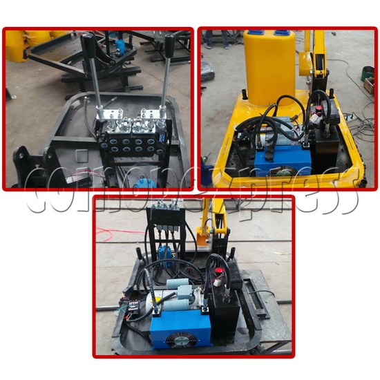 Electric Motorized Excavator Rider with Tent 33694