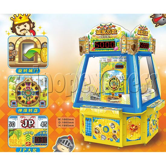 Adventure Castle Ticket Redemption Arcade Game Machine 4 Players 34072