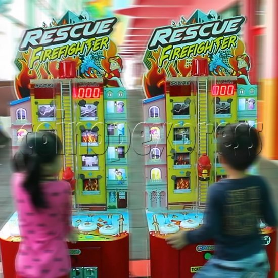 Rescue Fire Fighter Ticket Game Amusement Machine (Button Version) 34181
