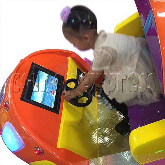 Space Ship Kiddie Ride With Video For 2 Players  34244
