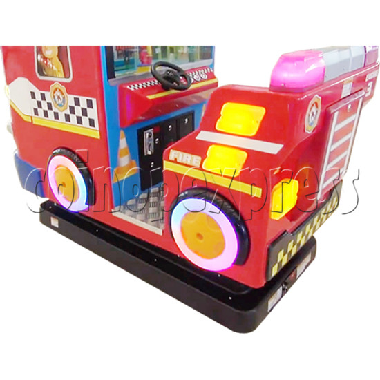 Fire Rescue Car Kiddie Rides With Water Video Game 34270