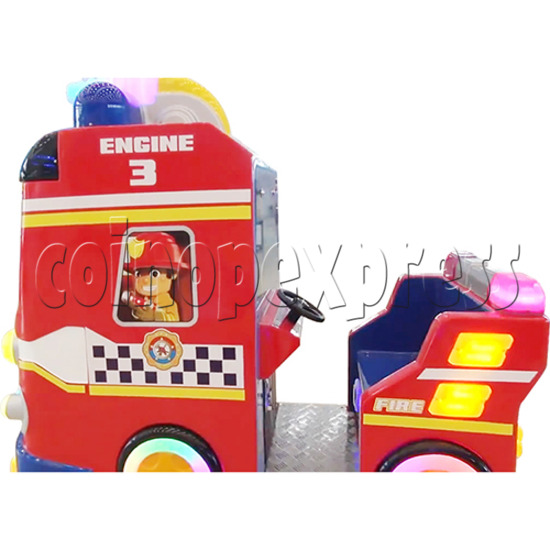 Fire Rescue Car Kiddie Rides With Water Video Game 34272