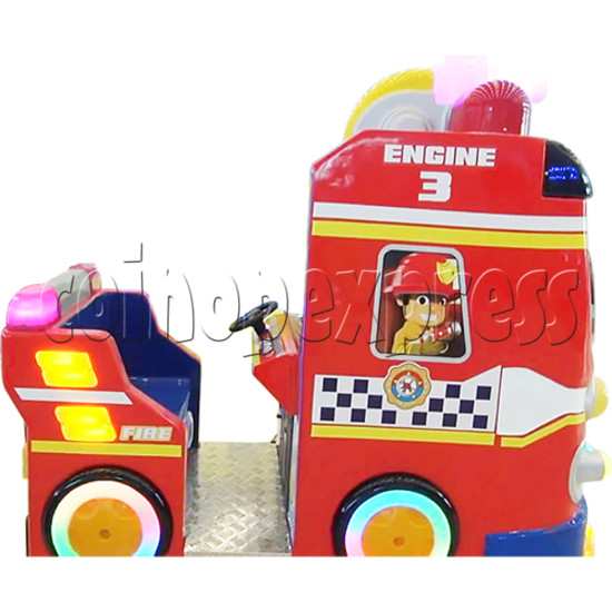 Fire Rescue Car Kiddie Rides With Water Video Game 34273