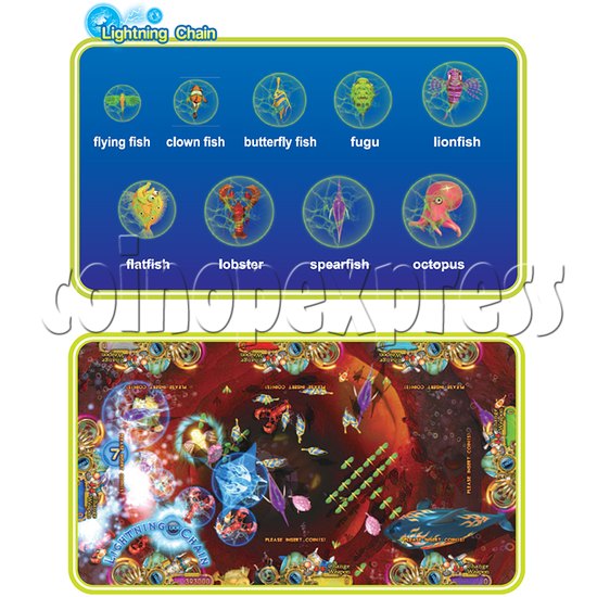 Ocean king 2 Fish Hunter Machine ( 6 players) - Ocean Monster 34420