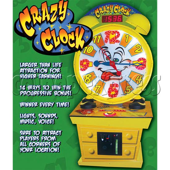 Crazy Clock Giant Wheel Ticket Redemption Machine 35049