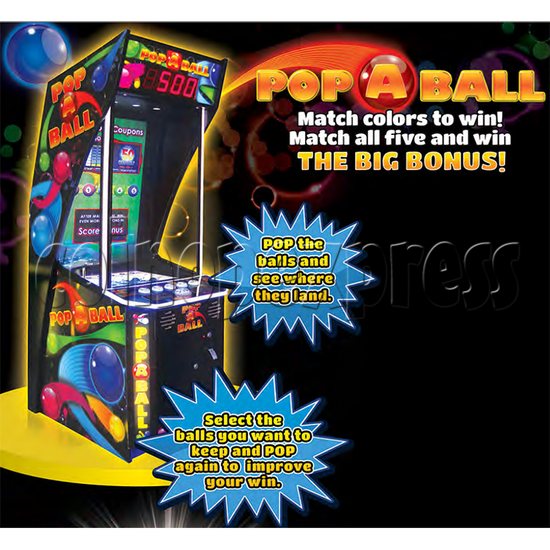 Pop A Ball Video Redemption Machine 35250