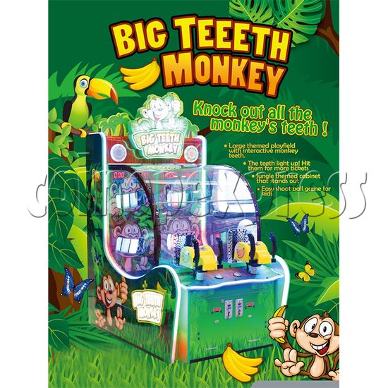 Big Teeth Monkey Shooting Game Ticket Redemption Machine - catalogue