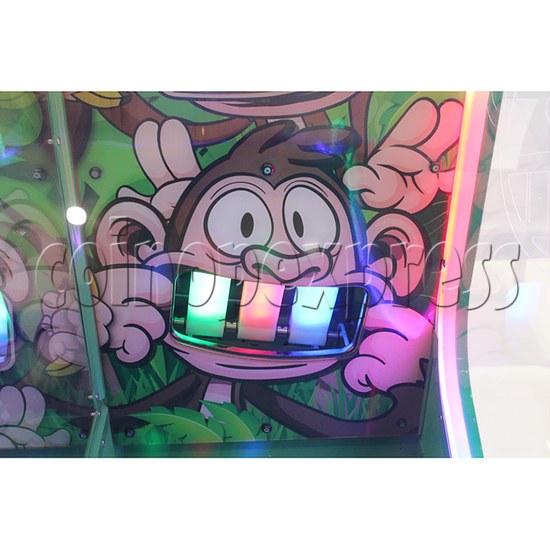 Big Teeth Monkey Shooting Game Ticket Redemption Machine - playfield