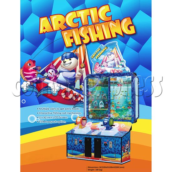 Arctic Fishing Skill Test Video Game (2 players) 35464