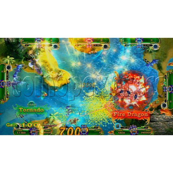 Mystic Dragon 2 Redemption Arcade Game Full Gameboard Kit-game play-8