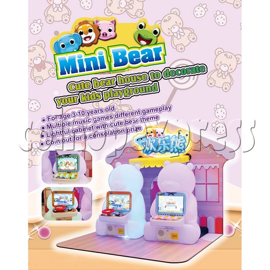Mini Bear Video Game Prize Machine 35629