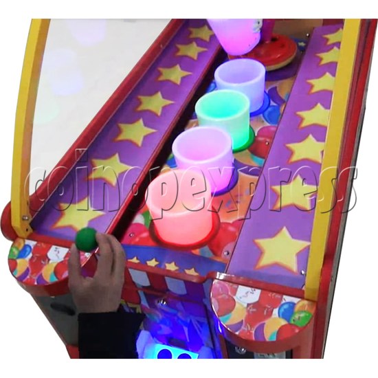 Circus Ball Toss Redemption Game machine 35785