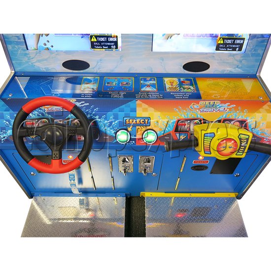 Deep Sea Drive Boat Racing Game Machine (Twin machine) 35806