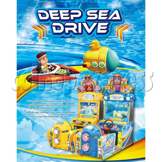 Deep Sea Drive Boat Racing Game Machine (Single player) 35817