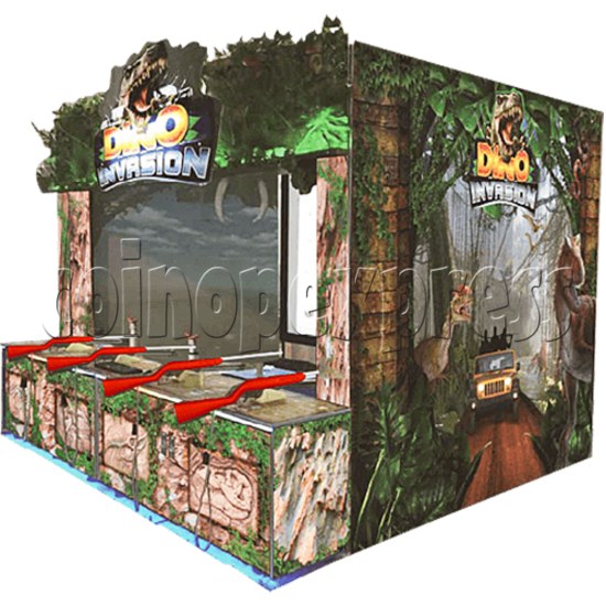 Dino Invasion Shooting Arcade game machine - 4 players 36051