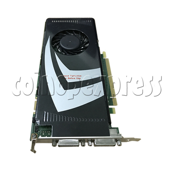 Video card for Initial D8 machine - Part No.9600GS - side view