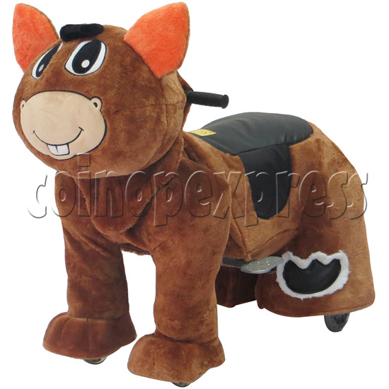Cartoon Plush Small Walking Animal Rider 36613