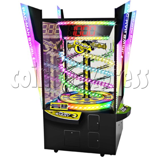 Pacman Swirl Ball Drop Redemption Game Machine ( 4 players) 36772