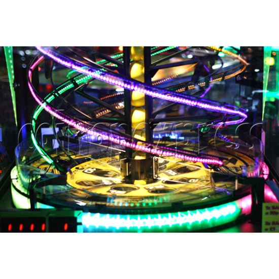 Pacman Swirl Ball Drop Redemption Game Machine ( 4 players) 36777