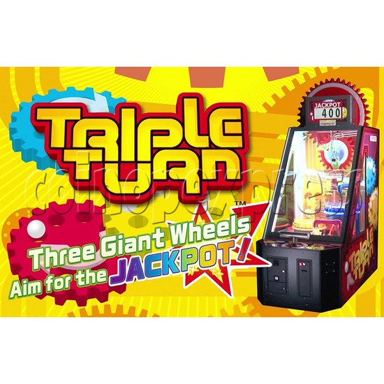 Triple Turn Ball Game Skill Test Redemption Machine 36805