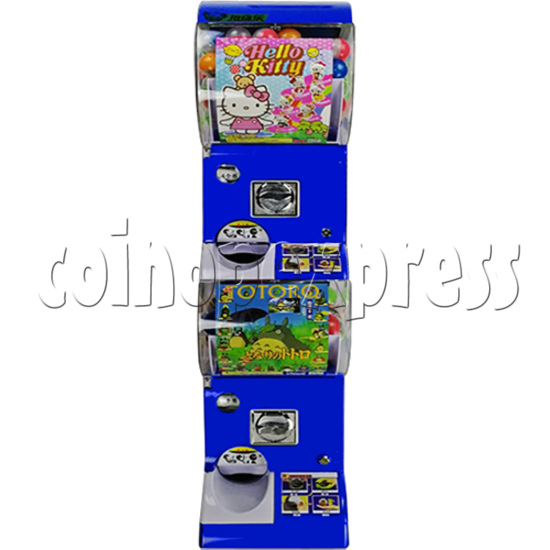 Coin-operated Double Toy Capsule Vending Machine  36812