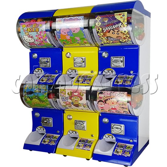 Coin-operated Double Toy Capsule Vending Machine  36815