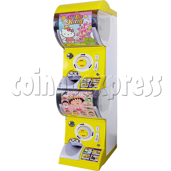 Intelligent Recognize Scan Code Double Toy Capsule Vending Machine 36817