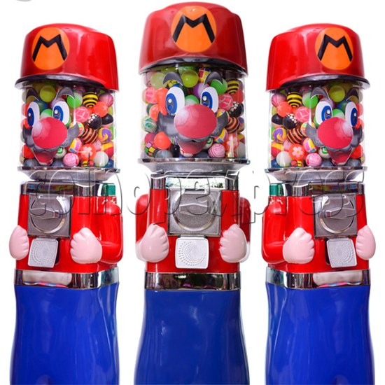 Cute Mr Ma Coin Operated Bouncy Balls Gumball Vending Machine  36871