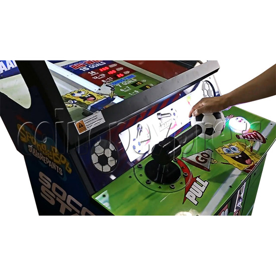 SpongeBob Soccer Stars Ticket Redemption Arcade Machine - lever 1