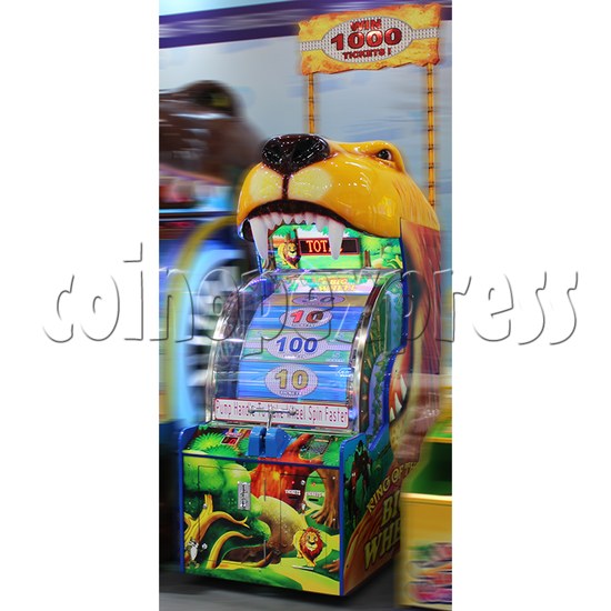 King Of The Big Wheel Ticket Redemption Arcade Machine for Kid size - side view 1