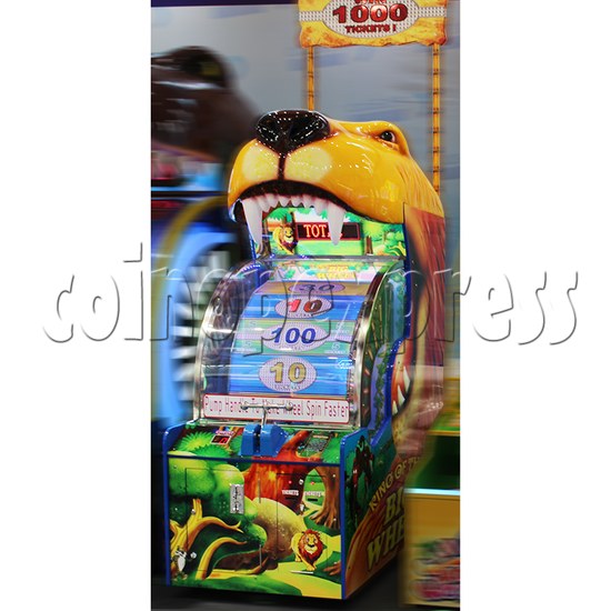 King Of The Big Wheel Ticket Redemption Arcade Machine for Kid size - side view 2