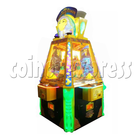 Treasure Pyramid Power Coin Drop Ticket Redemption Machine (4 players) 37056