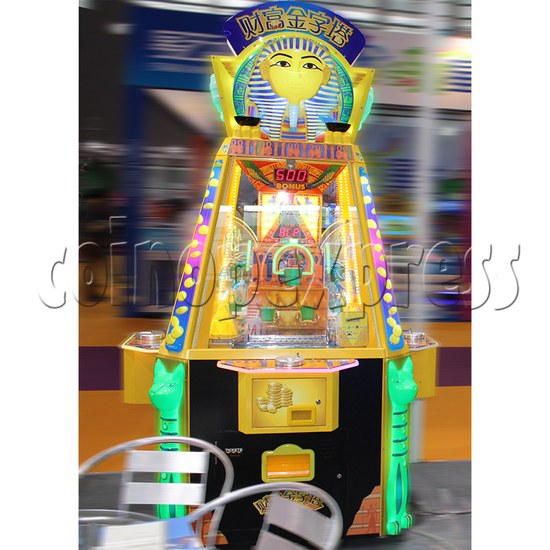 Treasure Pyramid Power Coin Drop Ticket Redemption Machine (4 players) 37136