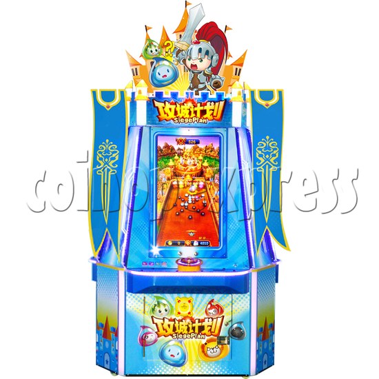 Siege Plan Funny Ball Ticket Redemption Arcade Game 3 players - front view