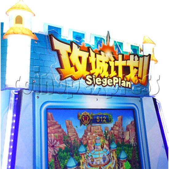 Siege Plan Funny Ball Ticket Redemption Arcade Game 3 players - header