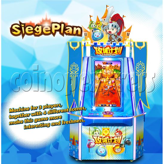 Siege Plan Funny Ball Ticket Redemption Arcade Game 3 players - catalogue