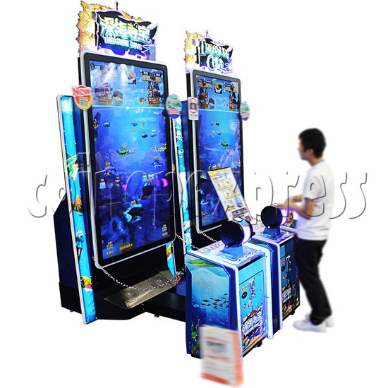 Treasure Cove Fishing Ticket Redemption Machine 2 players 37435