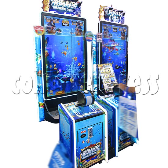 Treasure Cove Fishing Ticket Redemption Machine 2 players 37436