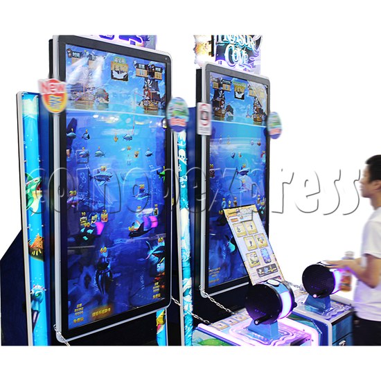 Treasure Cove Fishing Ticket Redemption Machine 2 players 37437