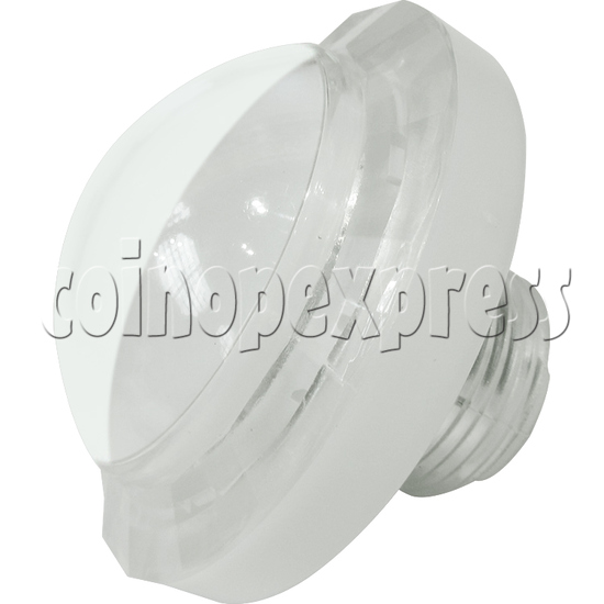 54mm Round Illuminated Push Button -White Color Body with Diamond Cut 37497